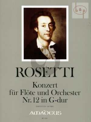 Concerto No.12 G-dur (Flote-Orch.) (Partitur)