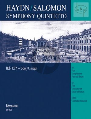 Symphony Quintetto after Hob.I:97 C-major (Flute- Str.Quartet-Piano ad lib.)