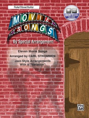 Album Movie Songs by Special Arrangement for Flute or Oboe - Jazz-Style Arrarrangements with a "Variation" Book with Audio Online (arranged by Carl Strommen)