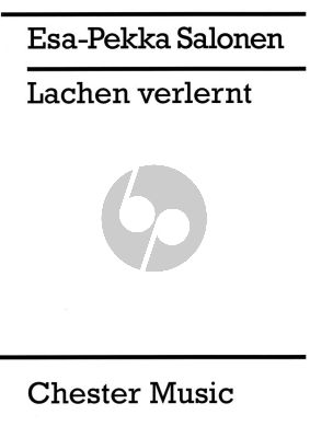 Salonen Lachen Verlernt for Violin solo