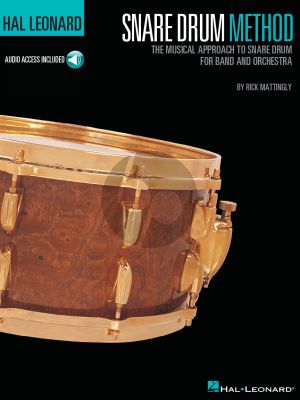 Mattingly Hal Leonard Snare Drum Method (Book with Audio online)