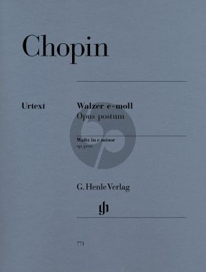 Chopin Walzer e-moll Op.Posth. (Zimmermann/Leopold) (Henle-Urtext)