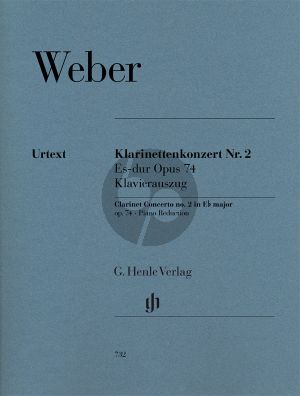 Weber Konzert No.2 Op.74 Es-dur Klarinette-Orch. (KA)