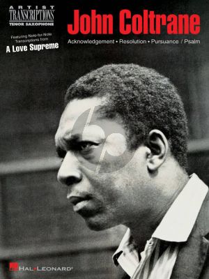 John Coltrane - A Love Supreme for Tenor Saxophone