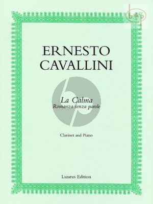 La Calma (Romanza senza parole) Clarinet and Piano