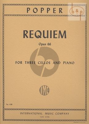 Requiem Opus 66 3 Violoncellos-Piano