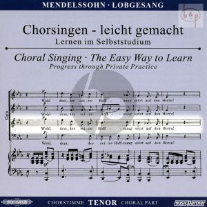 Lobgesang Op.52 Tenor Chorstimme CD