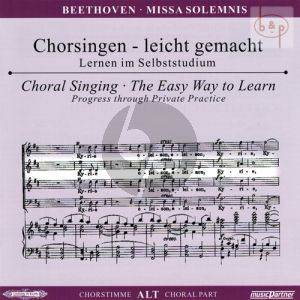 An die Freude (Schlusschor Symphonie No.9) mit Chorfantasie c-moll Op.80 (Alt Chorstimme)