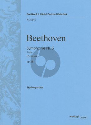 Bethoven Symphonie No.6 Op.68 F-dur (Pastorale) Study Score (Hauschild)