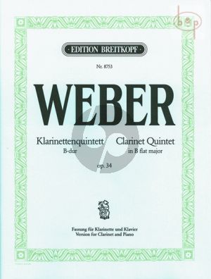Klarinettenquintett B-dur Op.34