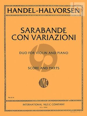 Sarabande con Variazioni (after Handel)