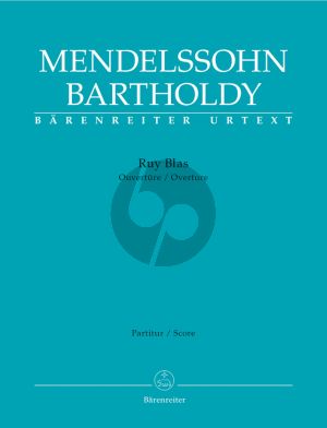 Mendelssohn Ruy Blas Ouverture Op.95 Full Score (edited by Chr.Hogwood) (Barenreiter-Urtext)