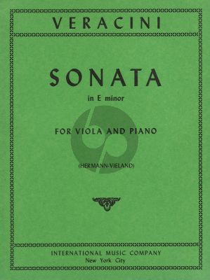 Veracini Sonata e-minor Viola-Piano (Hermann-Vieland)