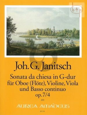 Sonata da Chiesa G-major Op.7 No.4 (Oboe[Fl.]- Violin-Viola-Bc)