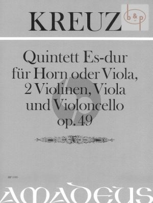 Quintett Es-dur Op.49 (Horn[Va]- 2 Vi-Va-Vc)