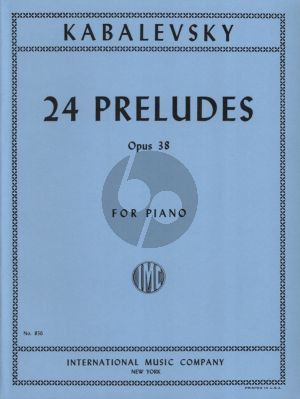 Kabalevsky 24 Preludes Op.38 Piano