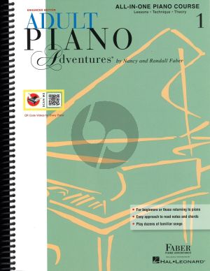 Adult Piano Adventures All-In-One Lesson Book 1 Book with Media Online (Lessons - Technique and Theory)