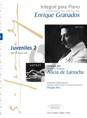 Granados Complete Works Vol.6 Juveniles 2 Piano (Alicia de Larrocha)