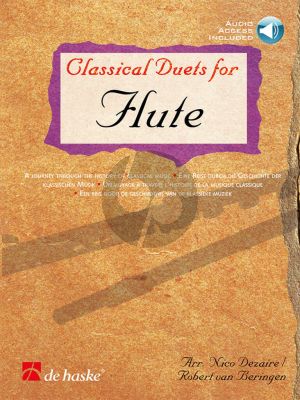 Classical Duets for Flute (Bk-Audio/Cd) (Nico Dezaire) (A Journey through the History of Classical Music)