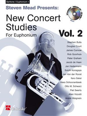 Mead New Concert Studies Vol.2 (Baritone/Euphonium Bass Clef) (Bk-Cd) (Mead)