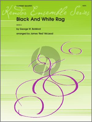 Botsford Black & White Rag 4 Clarinets (Score/Parts) (edited by James McLeod)