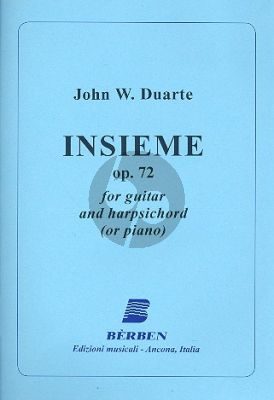 Duarte Insieme Op.72 Guitar-Harpsichord (or Piano)