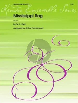 Krell Mississippi Rag 4 saxophones (Score/Parts)
