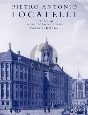 Locatelli 12 Sonatas Op. 2 Vol. 1 No. 1 - 6 Flute and Bc (edited by Fulvia Marabito)
