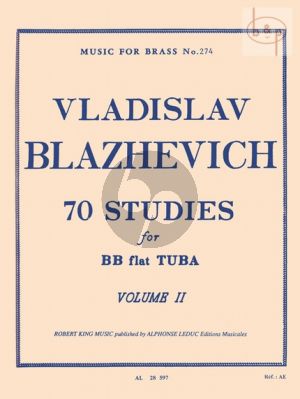 Blazhevich 70 Studies Vol. 2 B-flat Tuba (BC)