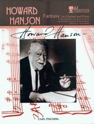 Hanson Fantasy for Clarinet and Chamber Orchestra (Piano Reduction) (K. Tod Kerstetter)