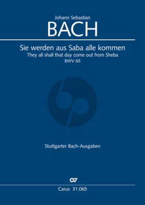 Bach Kantate BWV 65 Sie werden aus Saba alle kommen