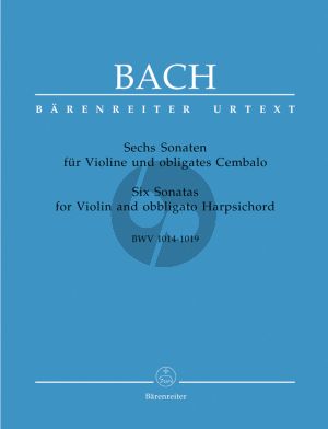 Bach 6 Sonaten BWV 1014 - 1019 (Gerber/Wollny) (Urtext )