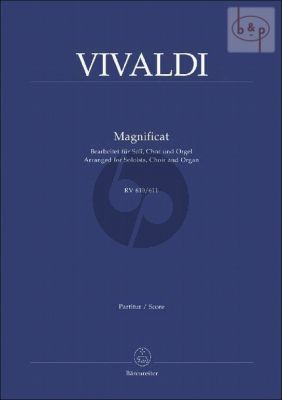 Magnificat g-moll RV 610 - 611 (Bearb. Soli-Chor- Orgel) (Kohs)