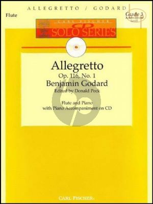 Allegretto Op.116 No.1 (Flute-Piano) (Bk-Cd)