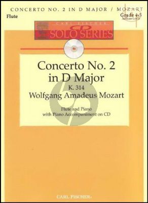 Concerto No.2 D-major KV 314 (Flute-Piano) (Bk-Audio-online) (edited by Donald Peck)