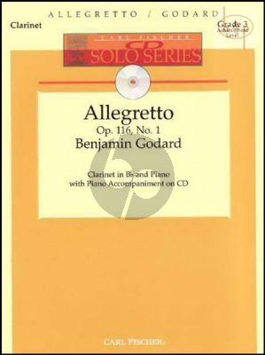 Allegretto Op.116 No.1 (Clarinet-Piano) (Bk-Cd)