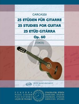 Carcassi 25 Studies Op.60 for Guitar (Edited by Zoltan Tokos)
