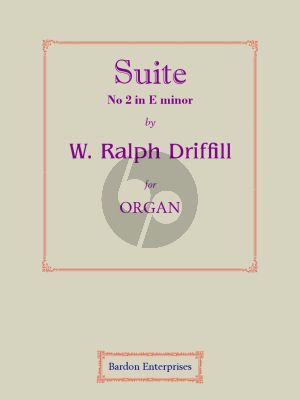 Driffill Suite No.2 e-minor Organ