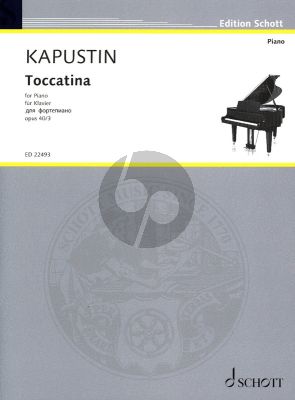 Kapustin Toccatina Op.40 No.3 Piano solo