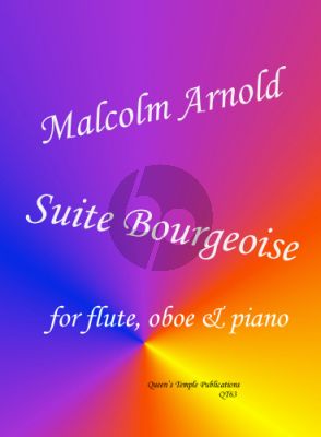 Arnold Suite Bourgeoise Flute-Oboe and Piano (Score/Parts)