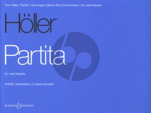 Holler Partita for 2 Pianos (2 copies included)