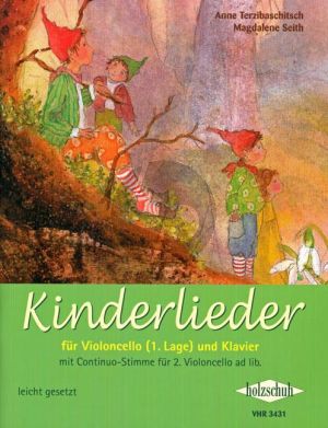 Kinderlieder Violoncello-Klavier (für Violoncello (1. Lage) und Klavier)