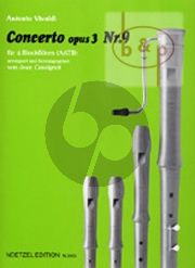 Concerto Op.3 No.9 (RV 230) (AATB)