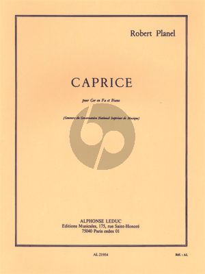 Planel Caprice Horn-Piano