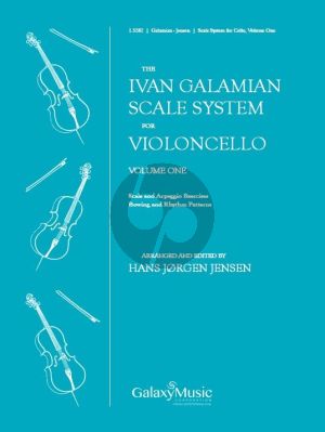 Galamian Scale System for Violoncello Vol.1 (Scale & Arpeggio Exercises-Bowing and Rhythm Patterns) (Jensen)