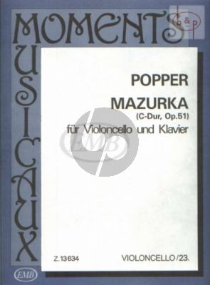Mazurka C-major Opus 51 Violoncello and Piano