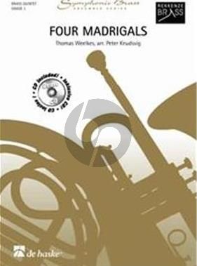 Weelkes 4 Madrigals for Brass Quintet (Score/Parts) (Peter Knudsvig)