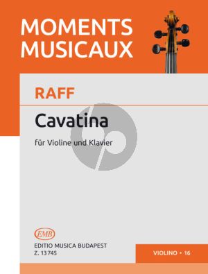 Raff Cavatina Op.85 No.3 Violin and Piano (Vilmos Tatrai) (grade 4)