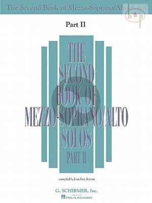 Second Book of Mezzo-Soprano/Alto Solos vol.2