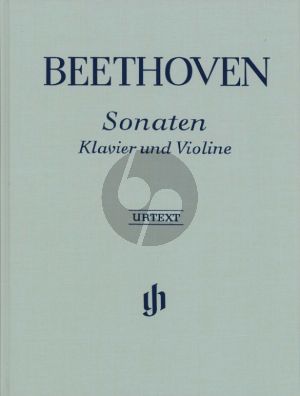 Beethoven Sonaten Vol.1 / 2 Violin and Piano (Hardcover) (edited by Sieghard Brandenburg) (Henle-Urtext)